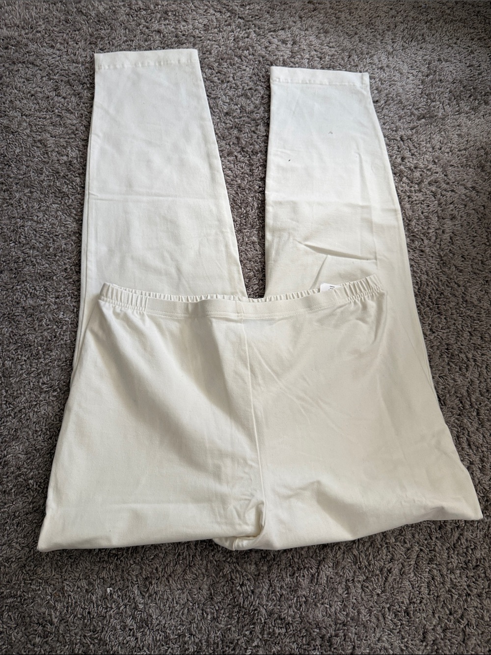 Women with Control Cream Leggings - High Waist Stretch